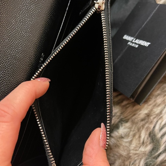 Yves Saint Laurent Bags Authentic Ysl Envelope Chain Wallet Poshmark